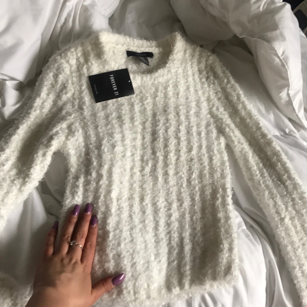 Forever 21 white sweater